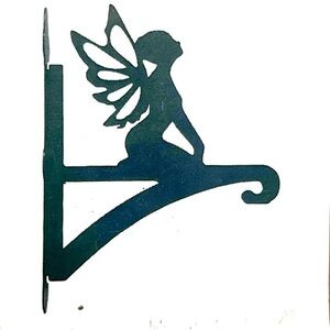 Fairy Silhouette Wall Bracket - Black